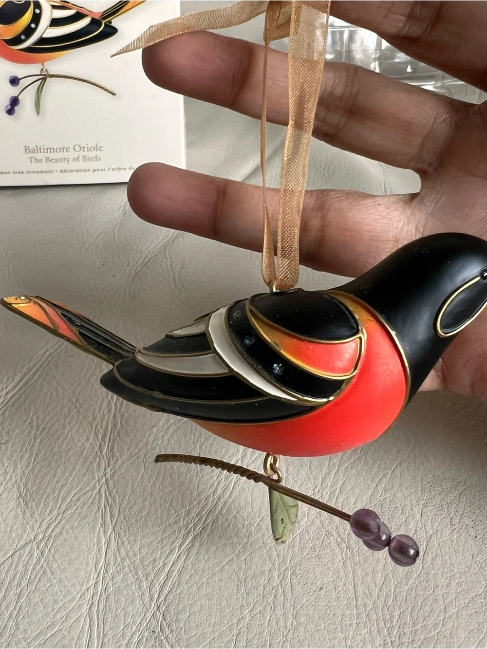 Hallmark Keepsake Baltimore Oriole The Beauty of Birds Hanging Ornament